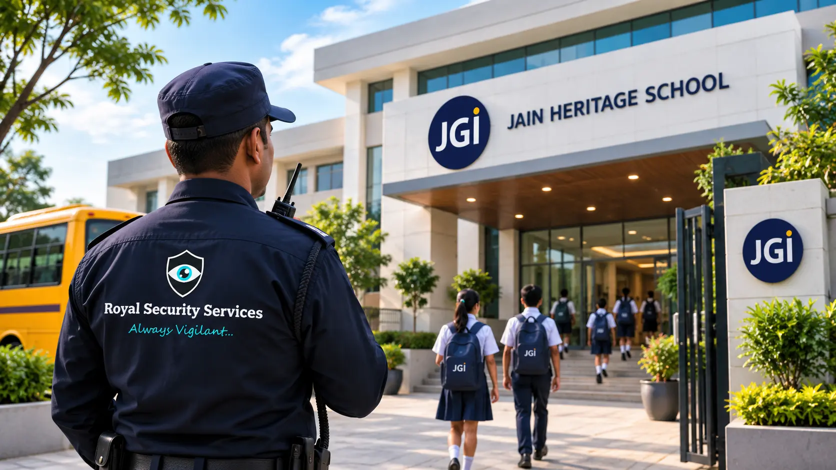 Proactive Security Manpower for Jain Heritage School